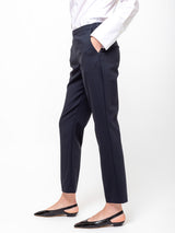 6397 - Slim Pull On Pant - Navy - Verdalina