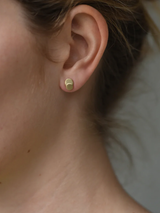 8.6.4. Design - 4 Sculptural Studs - Brass - Verdalina