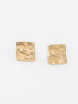 8.6.4. Design - Textured Square Studs - Brass - Verdalina