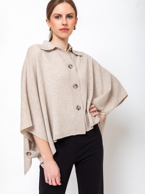 Allude - Cape Cardigan - Marble - Verdalina