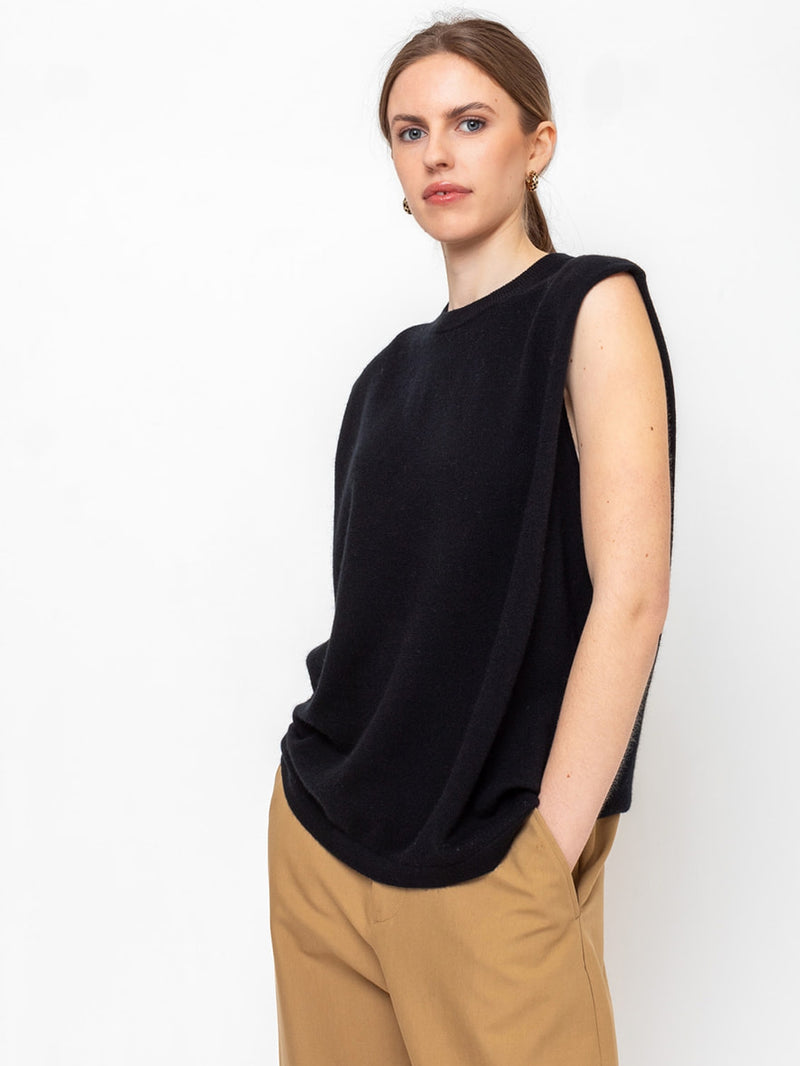 Allude - Sleeveless Sweater - Verdalina