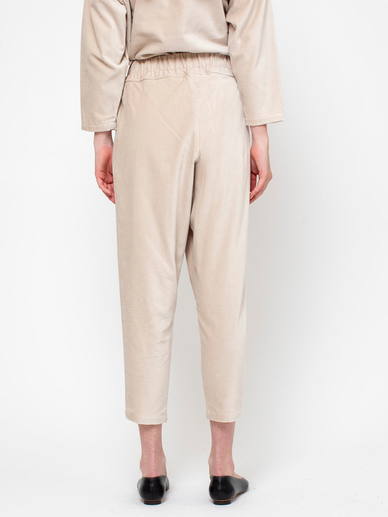 Black Crane - Carpenter Pants - Ivory - Verdalina