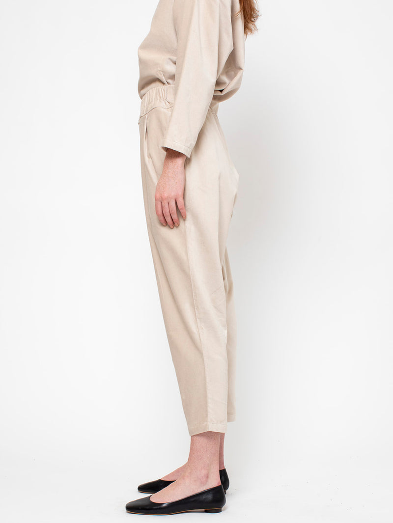 Black Crane - Carpenter Pants - Ivory - Verdalina