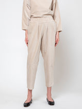 Black Crane - Carpenter Pants - Ivory - Verdalina