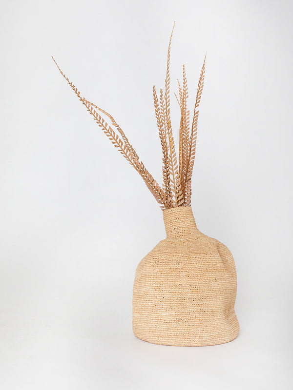 Domoina & I - Raffia Vase - Extra Large - Verdalina