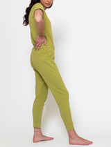 Domi Sleepwear - Organic Cotton Knit Joggers - Verdalina