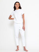 Domi Sleepwear - Organic Cotton Knit Joggers - Verdalina