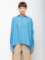 Ichi Antiquites - Linen Shirt - Indigo Light - Verdalina