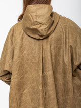 Kate Sheridan - Waxed Batwing Coat - Sand - Verdalina