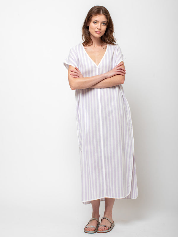 Mapoesie - Parma Rav Calvi Dress - Stripe - Verdalina