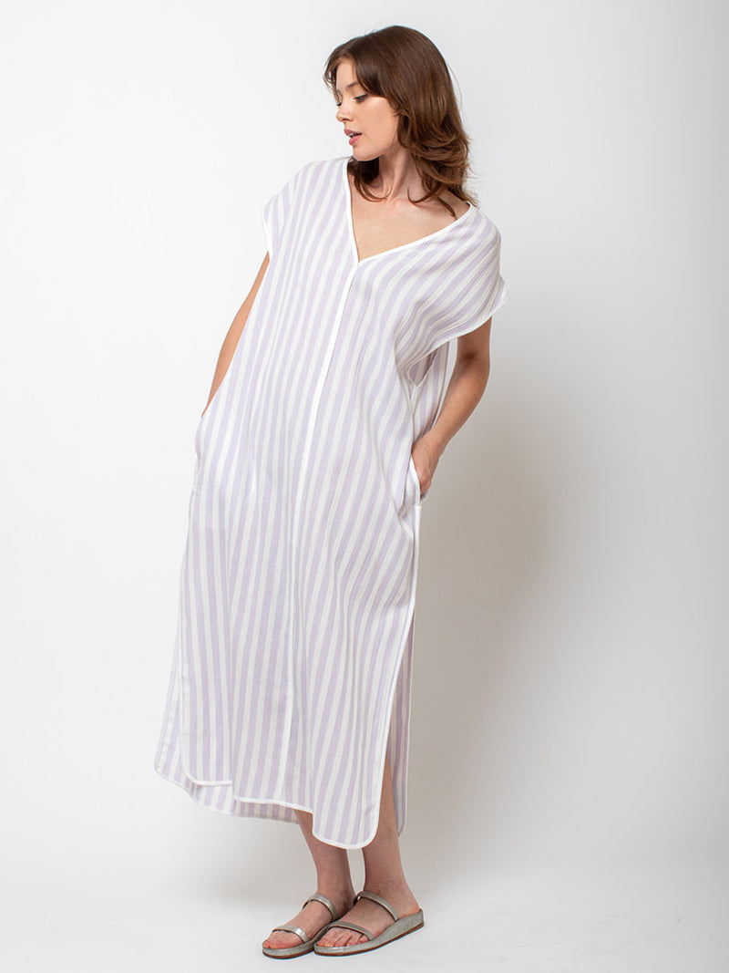 Mapoesie - Parma Rav Calvi Dress - Stripe - Verdalina