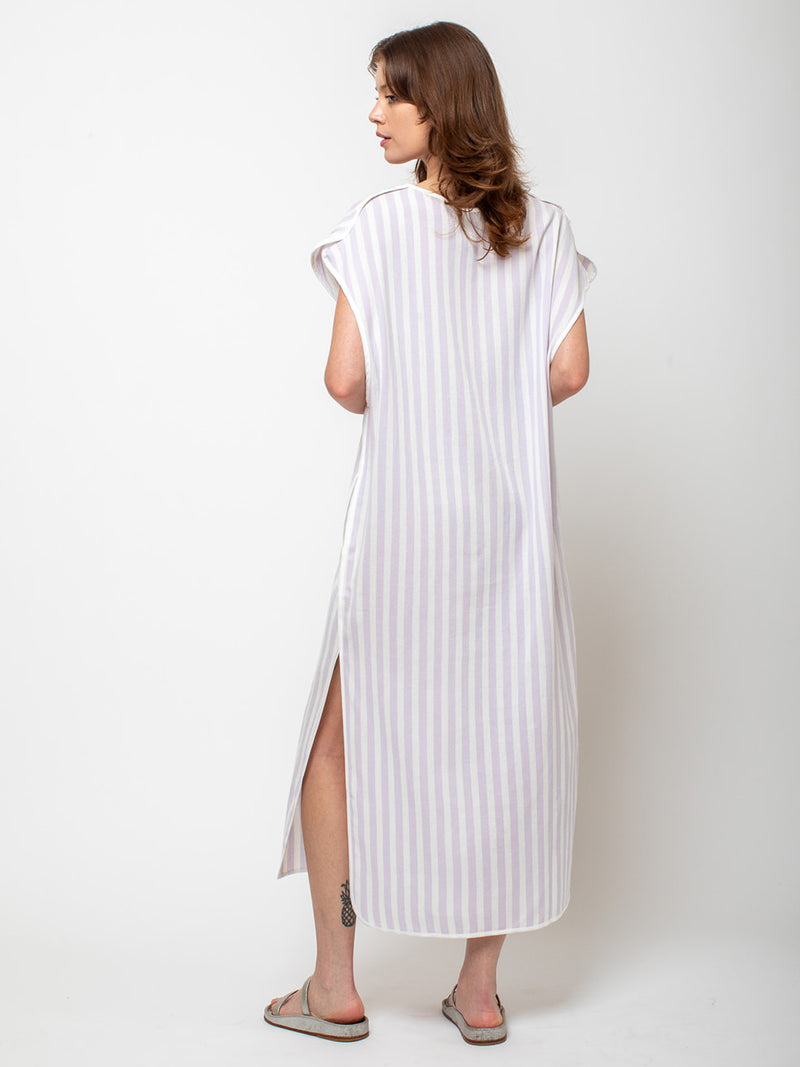 Mapoesie - Parma Rav Calvi Dress - Stripe - Verdalina