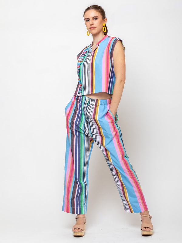 Mii Collections - Kika Stripe Pant - Verdalina