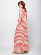 Odeeh - Knit Stripe Dress - Poppy - Verdalina