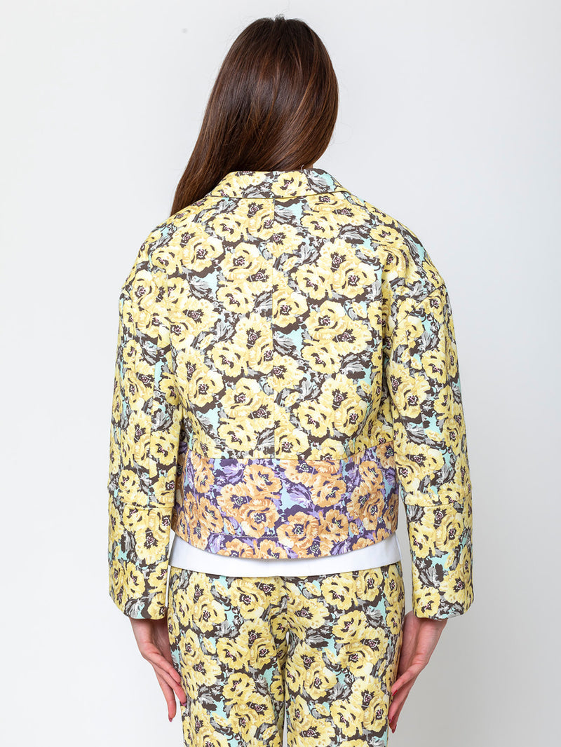 Odeeh - Printed Denim Jacket - Nectar - Verdalina