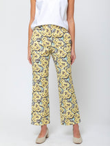 Odeeh - Printed Denim Pants - Nectar - Verdalina