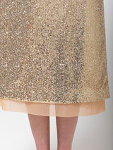 Odeeh - Sequin Skirt - Gold - Verdalina