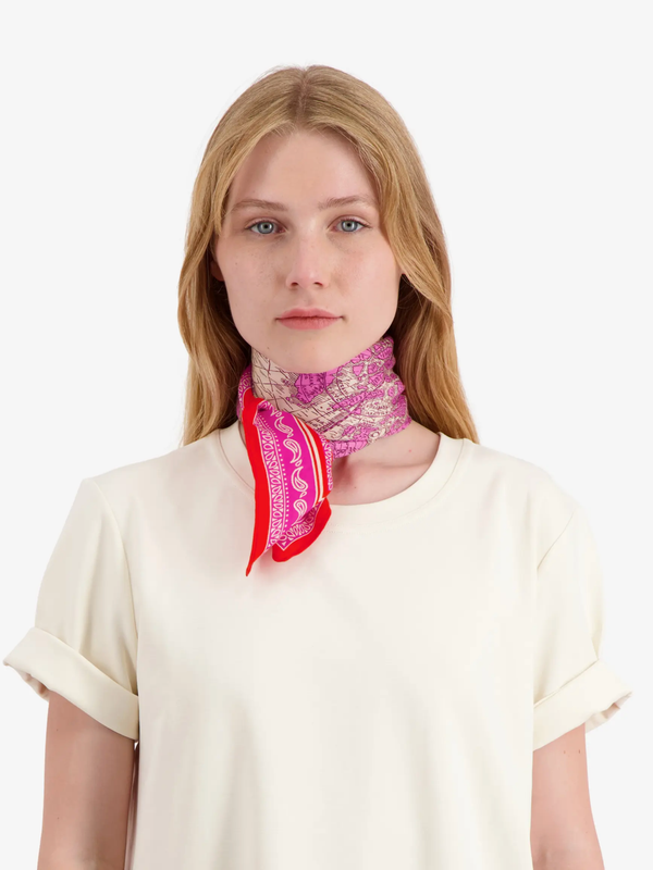 Inoui Editions - Mappemonde Square Scarf - Verdalina