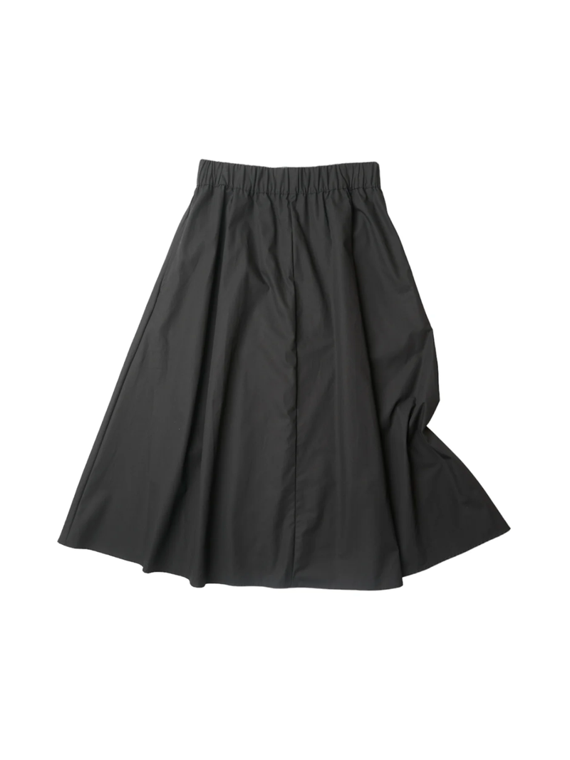 Aquarius Cocktail - Le Skirt - Black Poplin - Verdalina