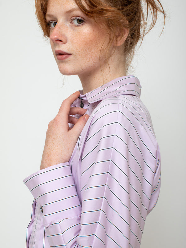 TELA - Prugna Shirt - Violet - Verdalina