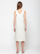 Aequamente - Cotton Wrinkled Dress - Verdalina