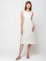 Aequamente - Cotton Wrinkled Dress - Verdalina