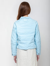 Aequamente - Cotton Wrinkled Jacket - Cielo - Verdalina