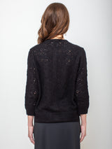 Allude - Lace Cashmere Cardigan - Verdalina