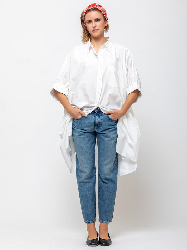 Aquarius Cocktail - Le Shirt - White Poplin - Verdalina