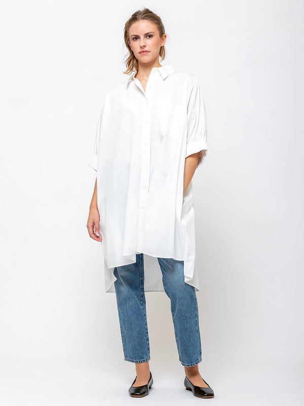 Aquarius Cocktail - Le Shirt - White Poplin - Verdalina