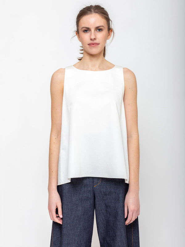 Susanne Bommer - Cotton Poplin Tank - Jasmine - Verdalina