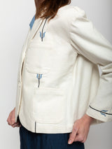 Caron Callahan - Bernay Jacket - Embroidered Canvas - Verdalina