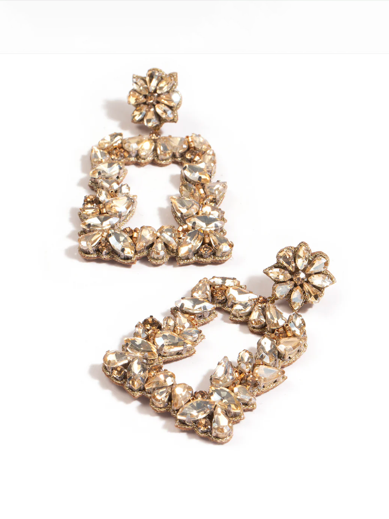 Deepa Gurnani - Anushka Earrings - Gold - Verdalina