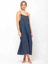 Domi Sleepwear - Organic Cotton Midi Slip - Sturgis - Verdalina