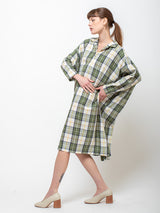 Gallego Desportes - Christine Dress - Green Check - Verdalina