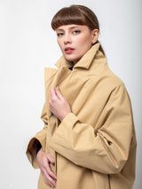 Dragon Cotton Coat - Beige