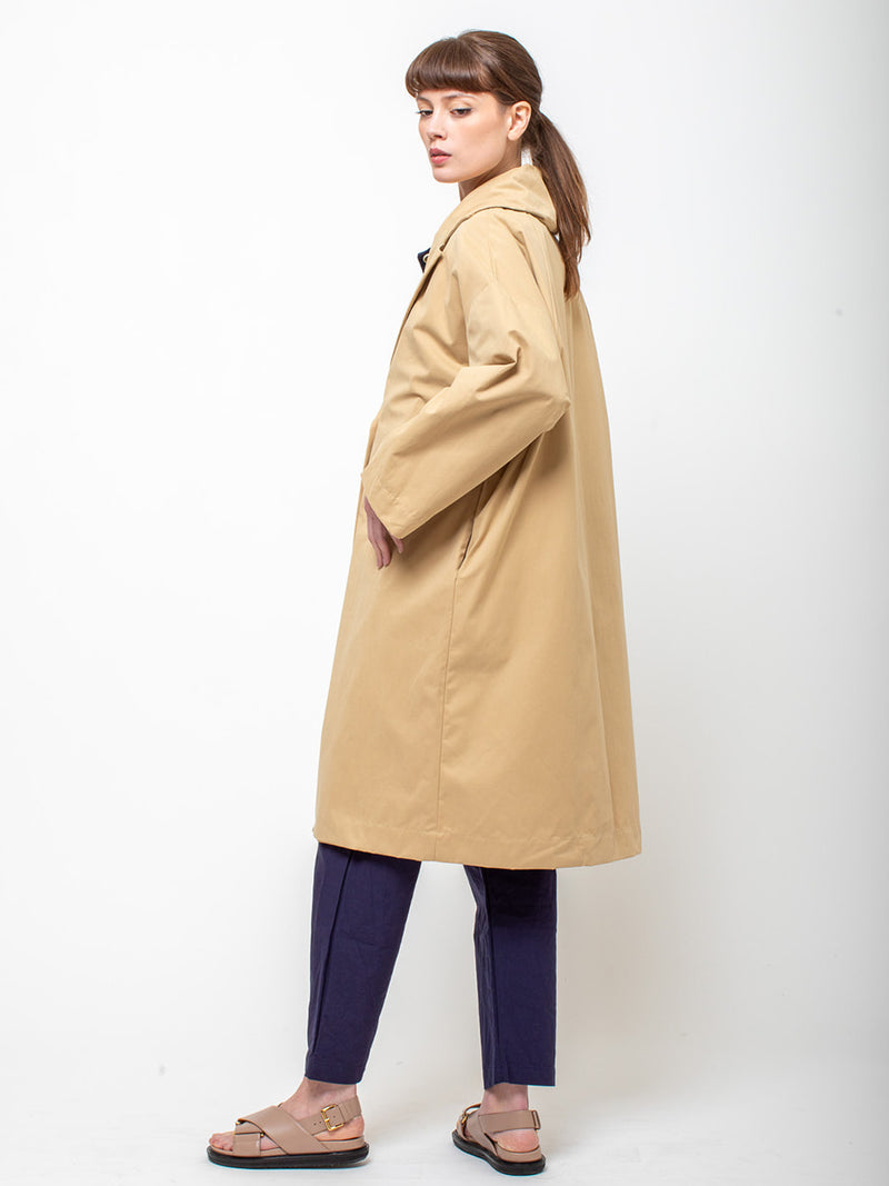 Dragon Cotton Coat - Beige