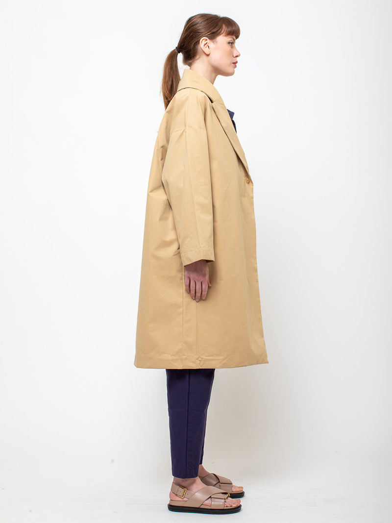 Dragon Cotton Coat - Beige