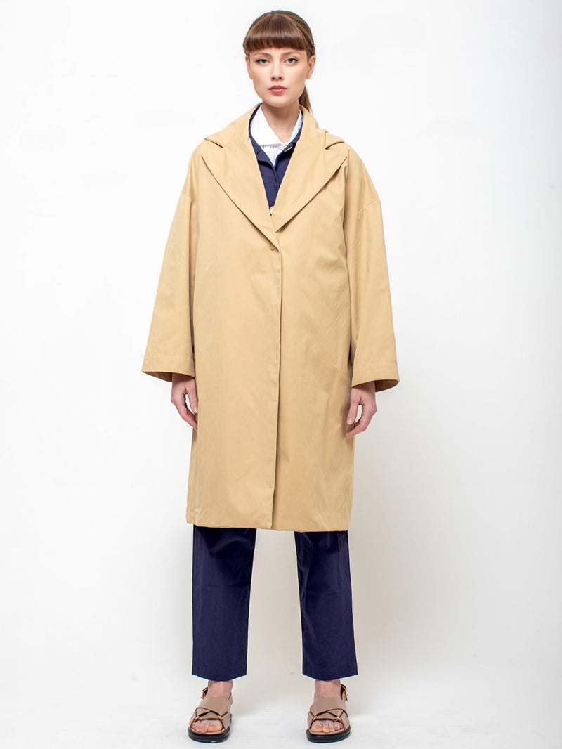 Dragon Cotton Coat - Beige