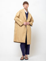 Dragon Cotton Coat - Beige