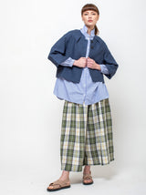 Juliet Cotton Canvas Jacket - Blue