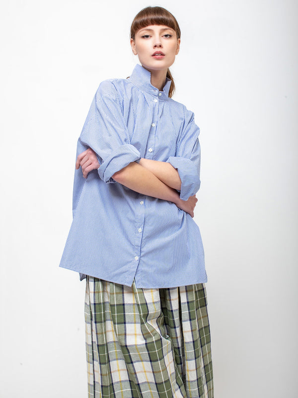 Marie Shirt - Blue Stripe