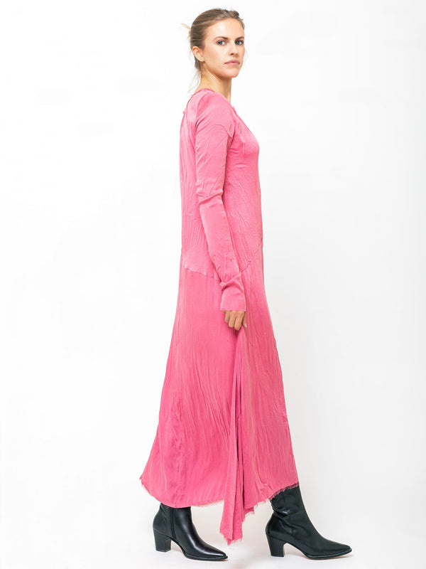 Hazel Brown - Unbias Dress - Pink - Verdalina