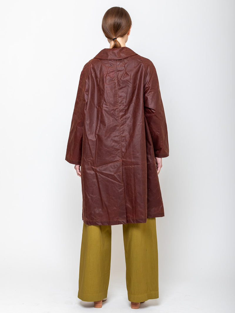 Kate Sheridan - Waxed Cotton Louis Coat - Verdalina