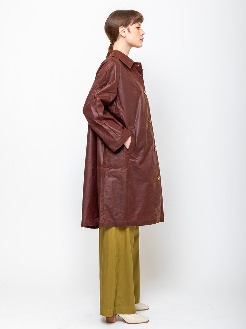 Kate Sheridan - Waxed Cotton Louis Coat - Verdalina