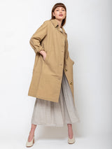 Kate Sheridan - Waxed Cotton Louis Coat - Verdalina