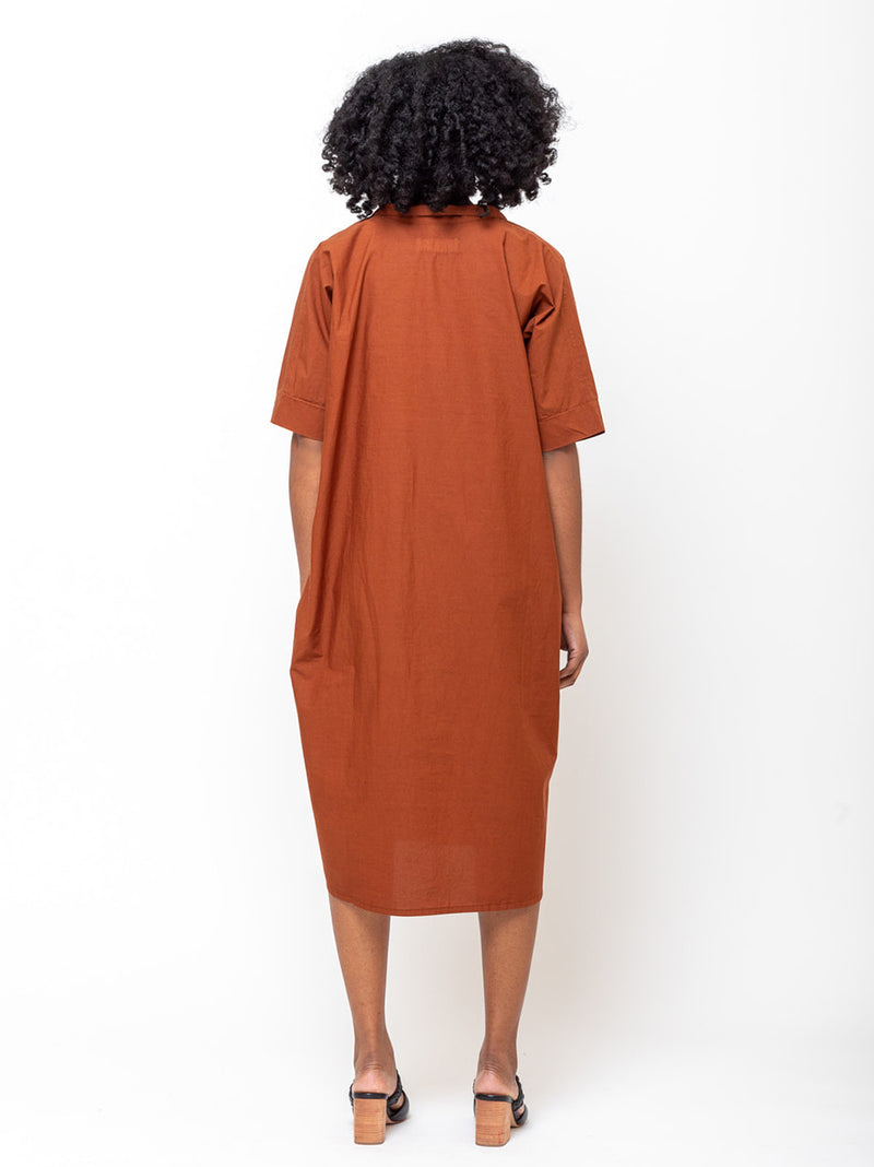 Labo.Art - Abito Chiara Cotton Dress - Verdalina