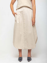 Lauren Manoogian - Placket Skirt - Natural - Verdalina