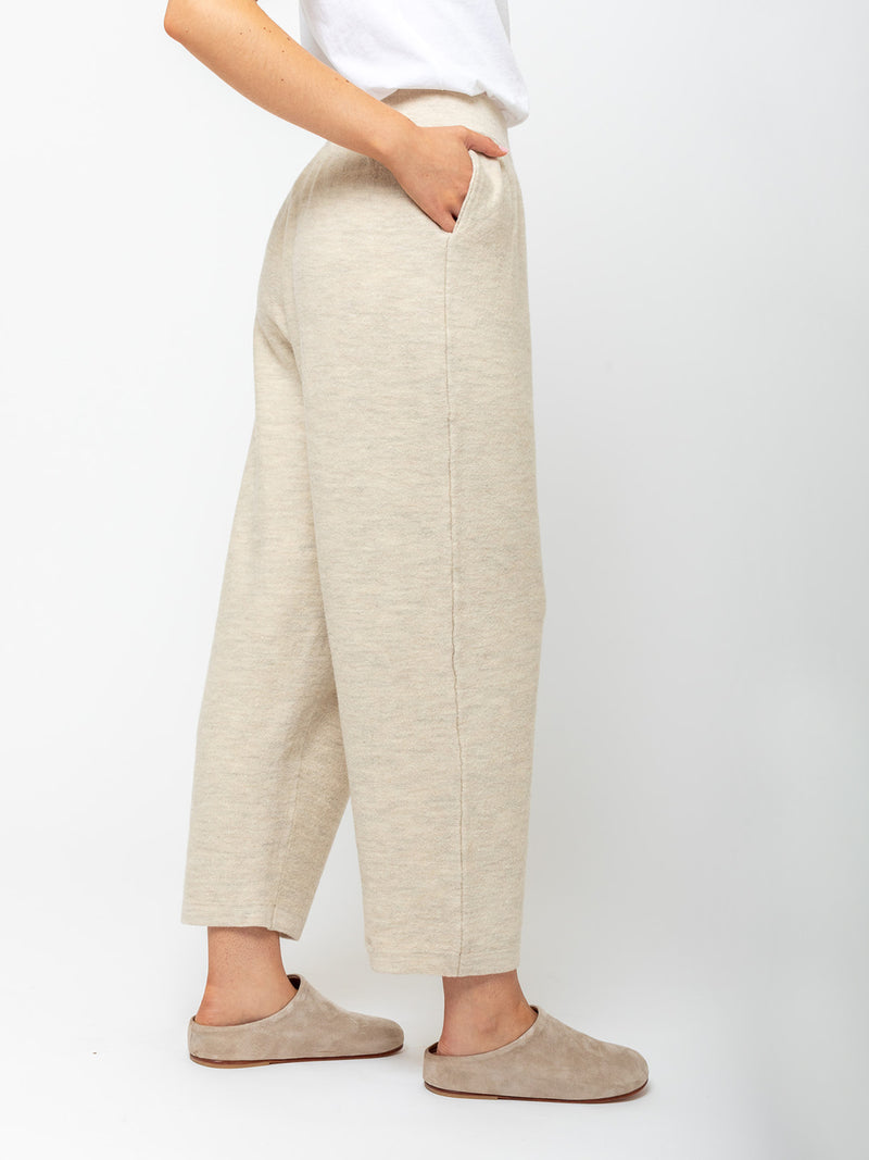 Lauren Manoogian - Fleece Trouser - Ecru - Verdalina