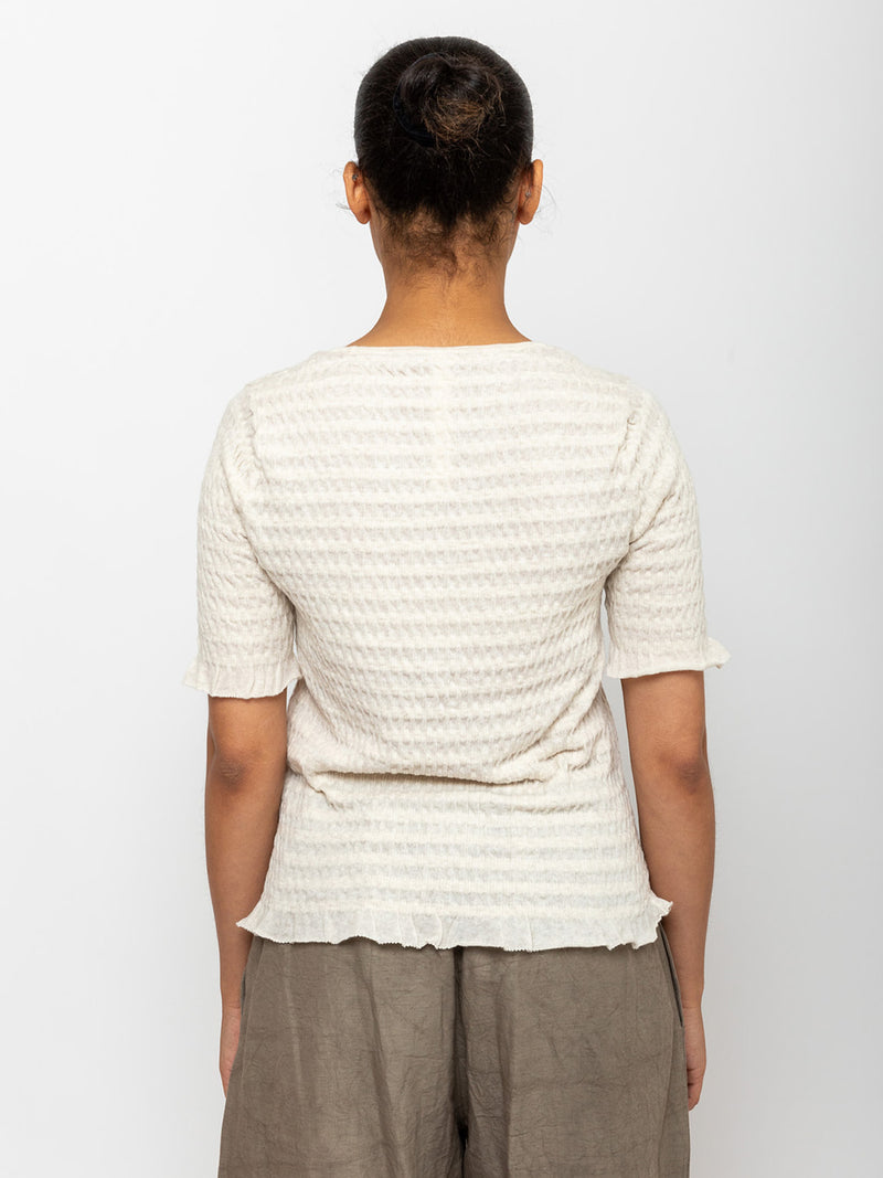 Lauren Manoogian - Smocked Tee - Hessian - Verdalina